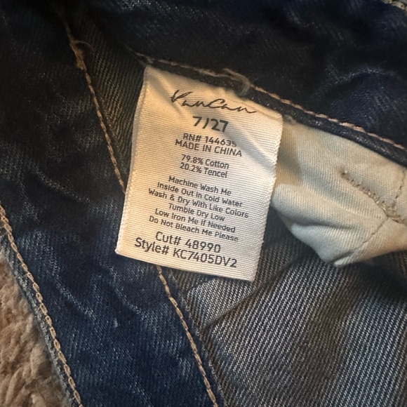 KanCan Women’s Dark Blue Relaxed Jeans - Picture 3 of 3